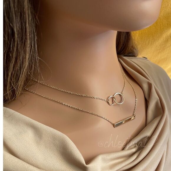 ✨NEW 14K Gold Plated Layering Necklace - Picture 4 of 6